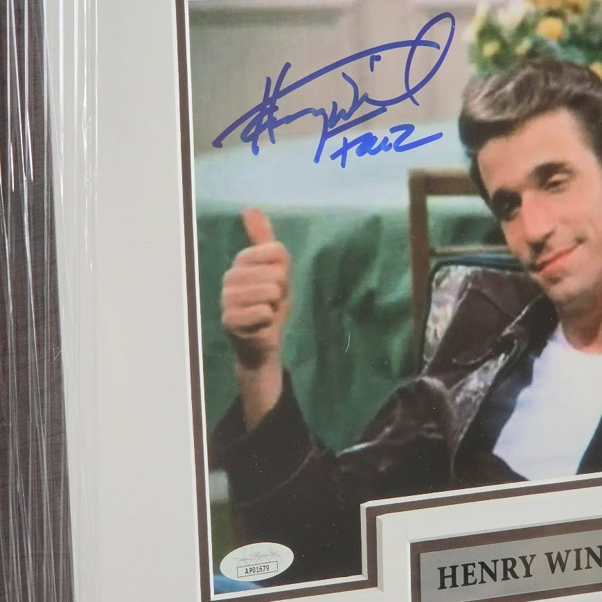 Henry Winkler Autographed signed Photo JSA COA  signedThe Fonz Happy Days Fonzie