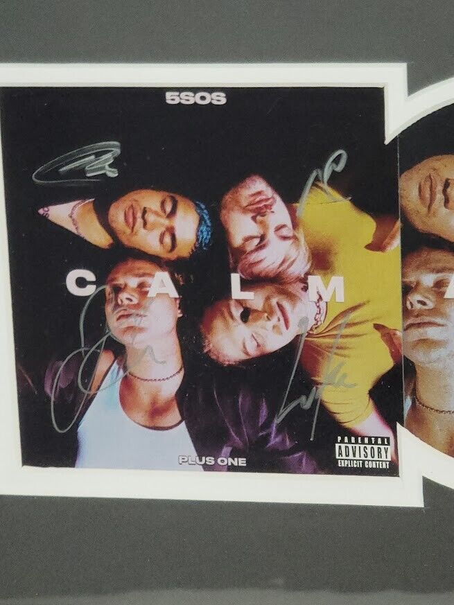 5SOS 5 Seconds of Summer signed autographed Calm Plus One CD  JSA Certified Rare