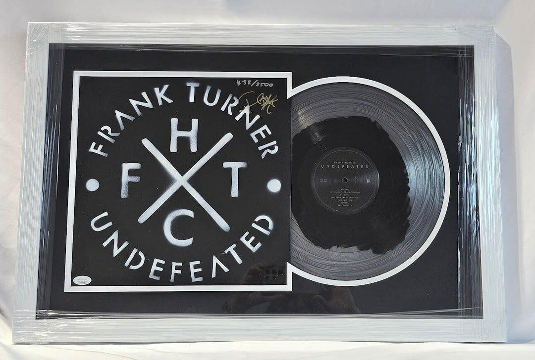 Frank Turner Signed Undefeated LP  Autographed  JSA COA Limited edition 738/2500