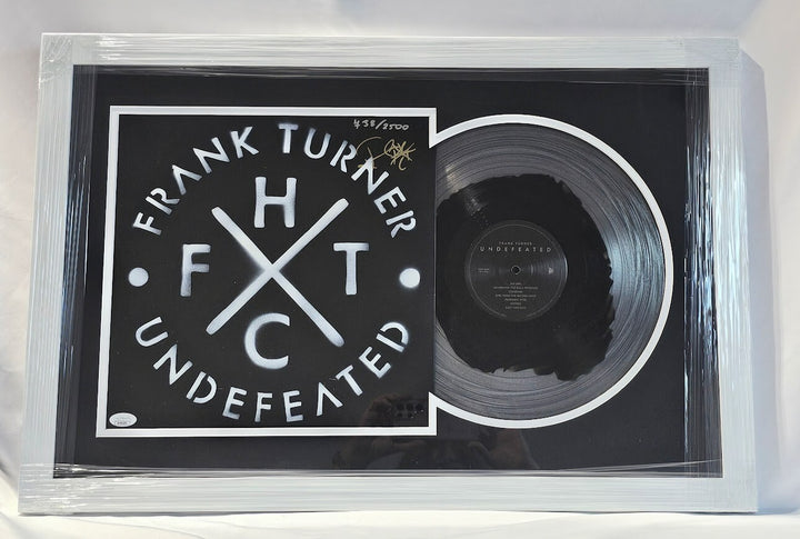 Frank Turner Signed Undefeated LP  Autographed  JSA COA Limited edition 738/2500