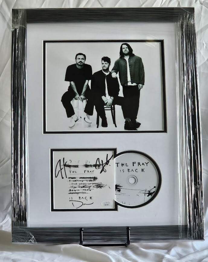 The Fray Band autographed CD  The Fray is Back Signed JSA COA