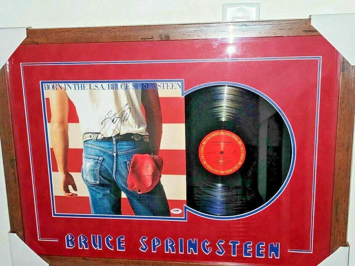 Bruce Springsteen Signed Autographed Album LP Born in the USA PSA DNA Certified