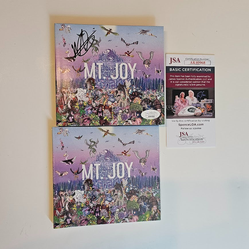 Mt. Joy Matt Quinn signed Autographed Rearrange Us CD booklet JSA COA