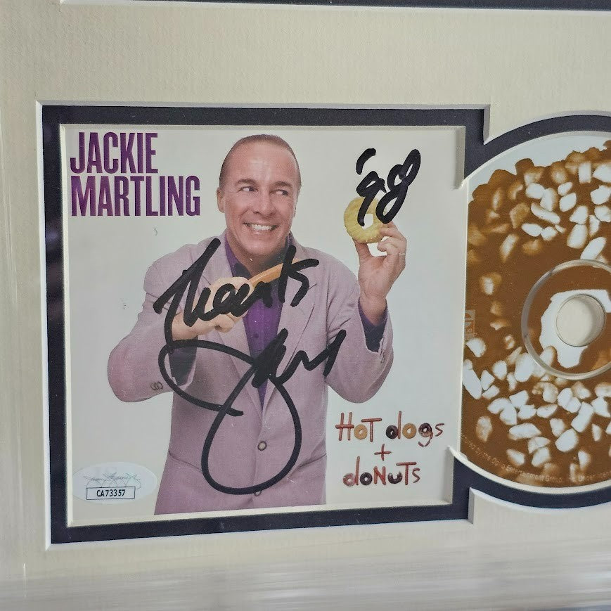 Jackie Martling Signed Hot Dogs & Donuts  CD Booklet Autographed  JSA COA