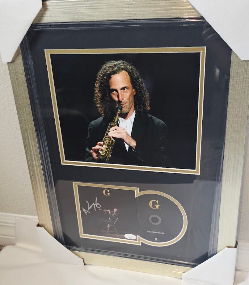 Kenny G  Signed Autographed CD G New Standards  JSA framed