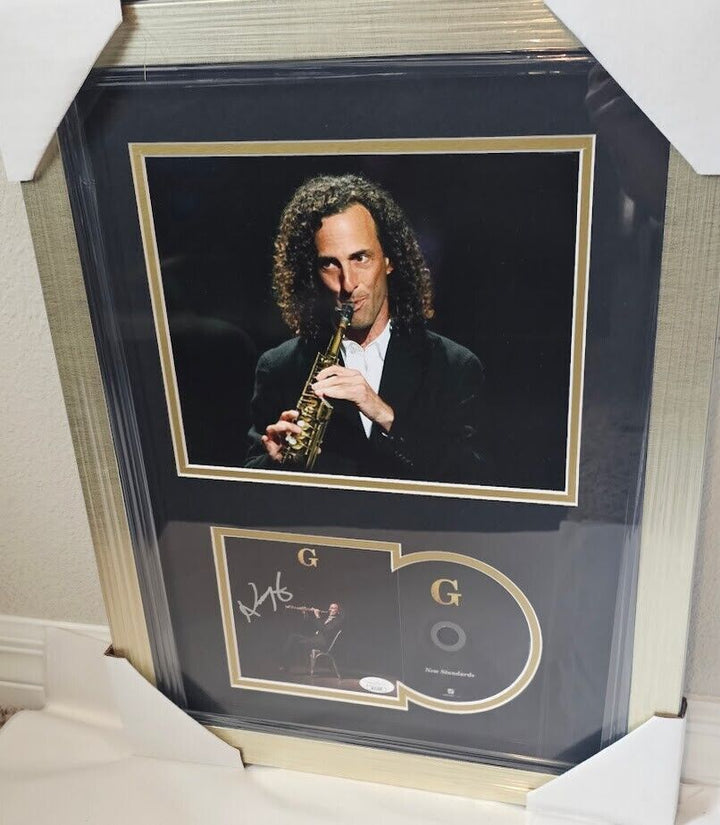 Kenny G  Signed Autographed CD G New Standards  JSA framed