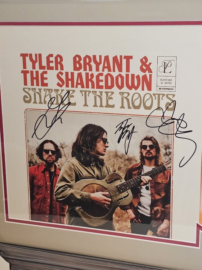 Tyler Bryant & the Shakedown Autographed Shake the Roots Orange Vinyl LP JSA COA