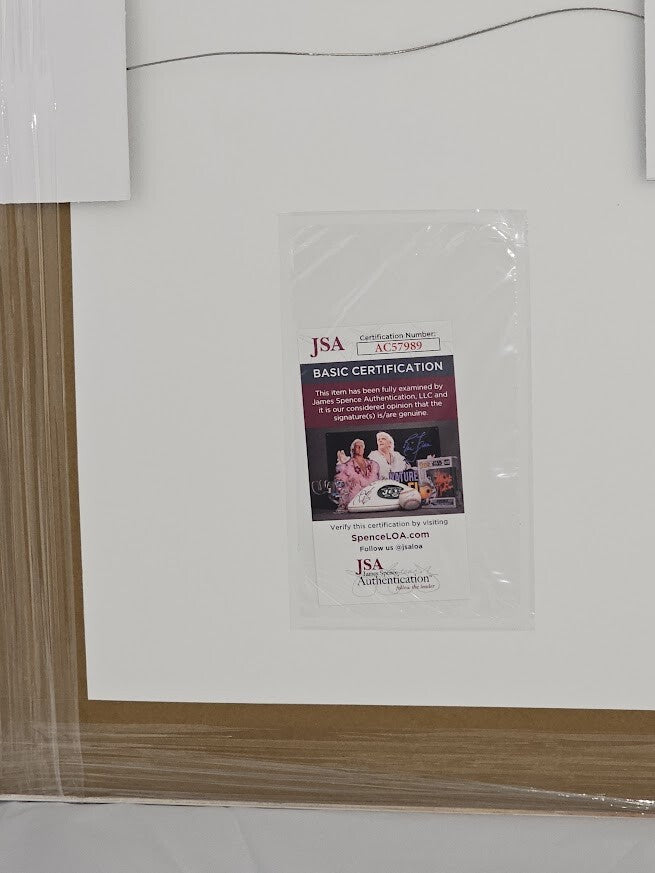 Mt. Joy Matt Quinn signed  Autographed Rearrange Us CD booklet JSA COA framed