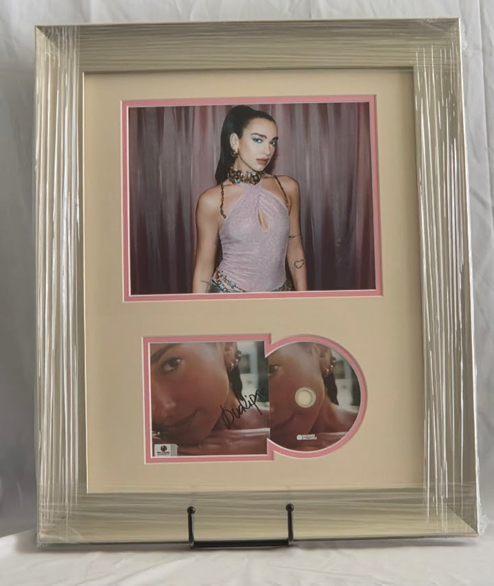 Dua Lipa signed Autographed Radical Optimism  CD Global Authentics COA Framed