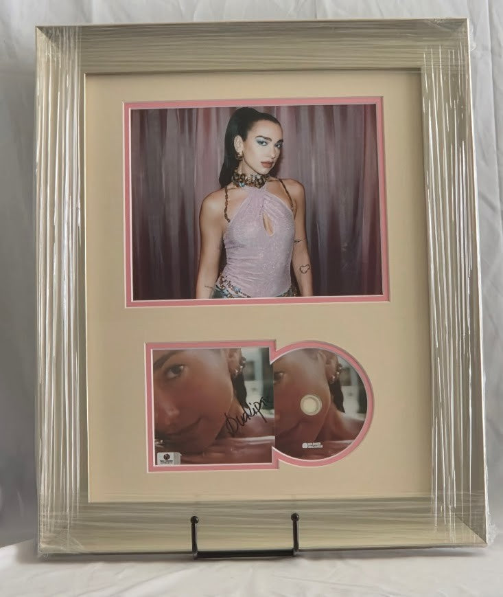 Dua Lipa signed Autographed Radical Optimism  CD Global Authentics COA Framed