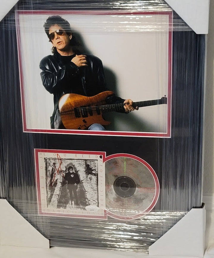 Lou Reed Autographed Signed CD Magic and Loss JSA Certified Framed
