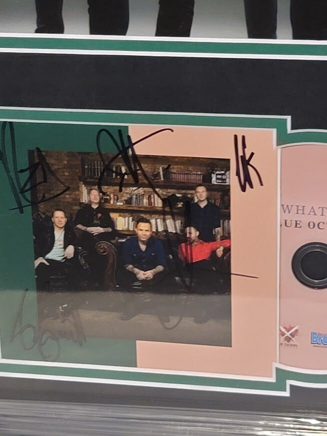 Blue October band  Signed Autographed What I  live for CD JSA Framed