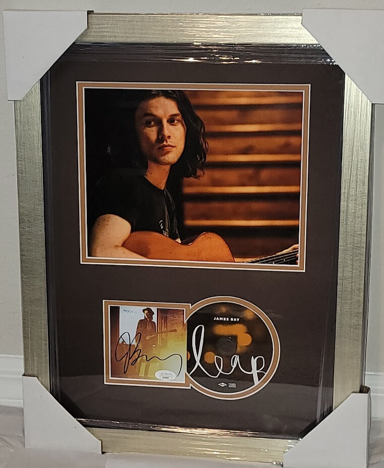 James Bay Signed Autographed Leap CD  JSA Certified Framed
