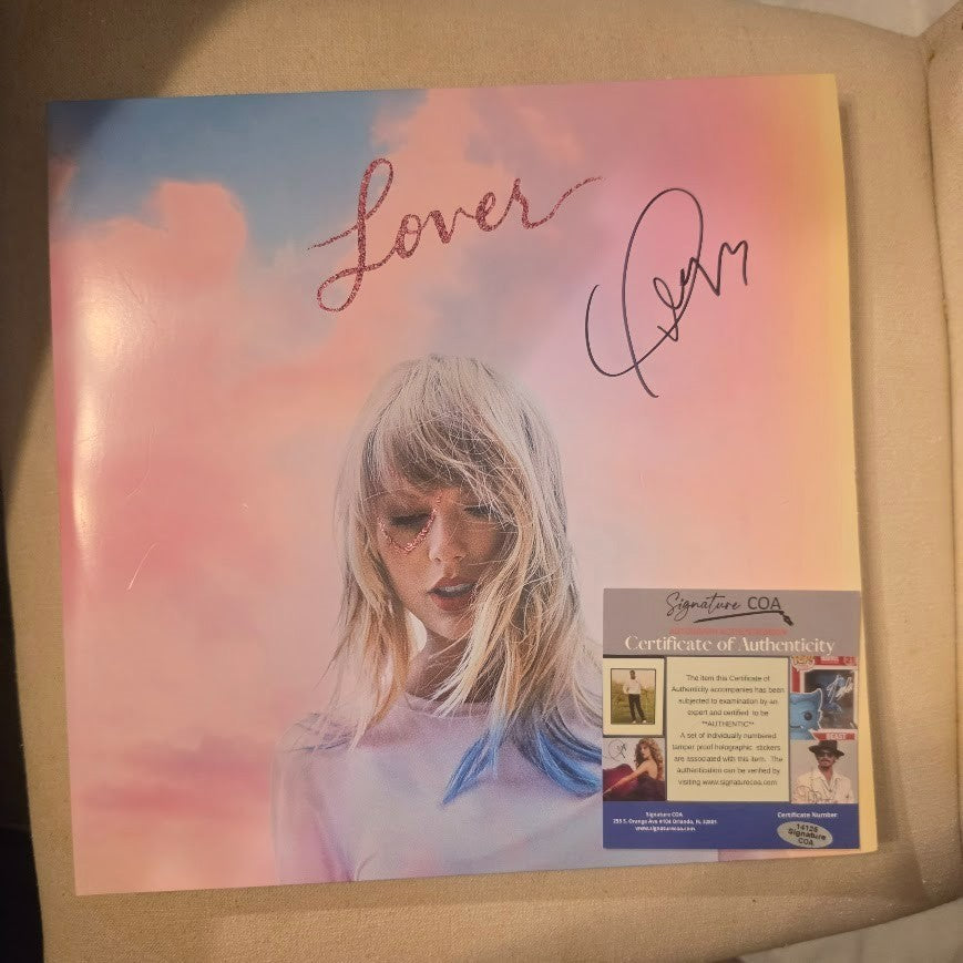 Taylor Swift Autographed Signed Lover LP  Certified  COA Framed