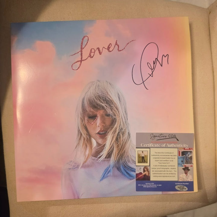 Taylor Swift Autographed Signed Lover LP  Certified  COA Framed