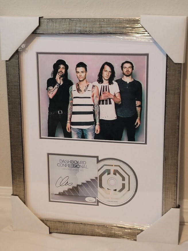 Dashboard Confessional Chris Carrabba signed autographed CD Crooked Shadows JSA