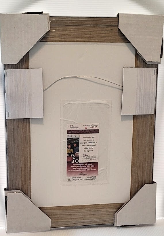 Mike Ditka Iron Mike SIGNED Cancelled  check Chicago Bears Autograph COA FRAMED