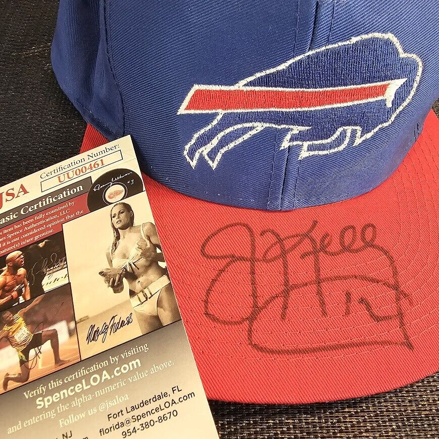 Jim Kelly Signed Buffalo Bills Autographed Baseball Hat JSA COA Lights up