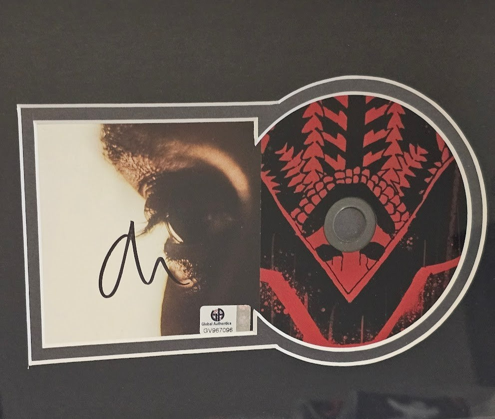 The Weekend Signed Autographed Hurry Up Tomorrow CD Framed Global Authentics COA