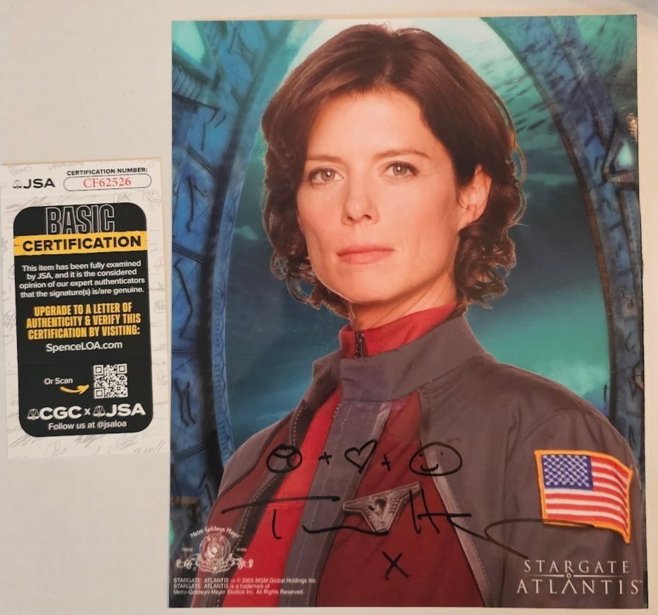 Torri Higginson SIGNED AUTOGRAPHED Star Gate Atlantis 8X10 Picture PHOTO JSA COA