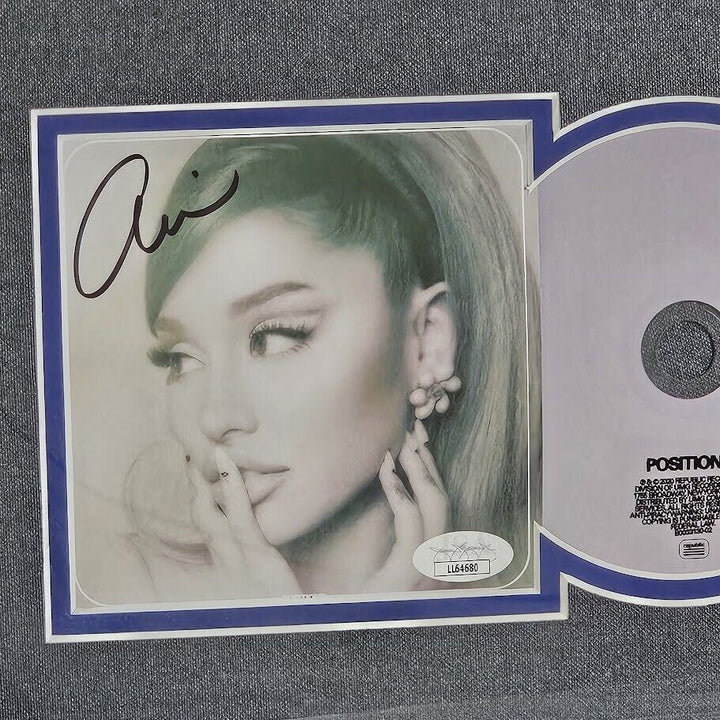 Ariana Grande Signed autographed Positions CD  JSA COA