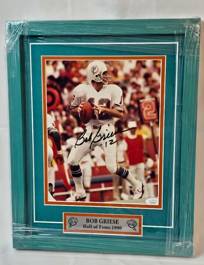 Bob Griese   Miami Dolphins Autographed Signed Photo JSA Certified