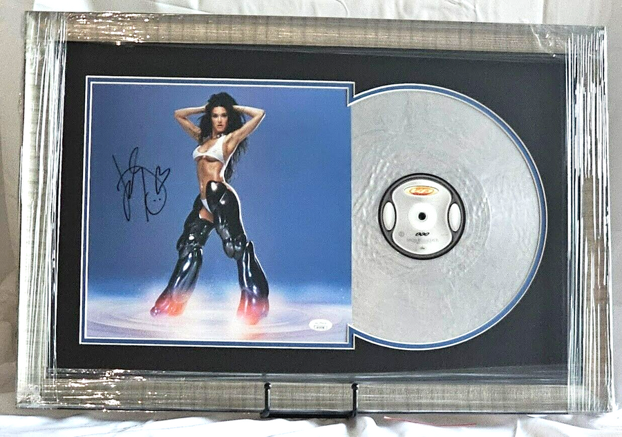 Katy Perry  Signed Autographed LP Record 143 Exclusive Silver Vinyl insert JSA