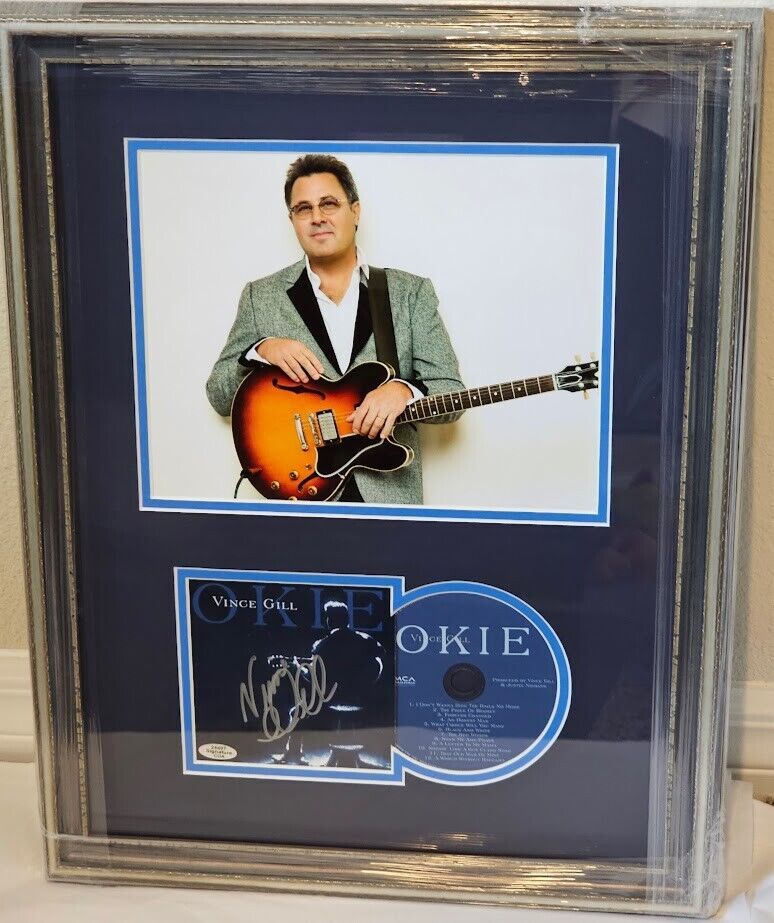 Vince Gill  signed Autographed OKIE CD  COA