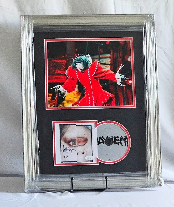 Lady Gaga Signed Mayhem  Autographed CD  Authenticated JSA COA Framed