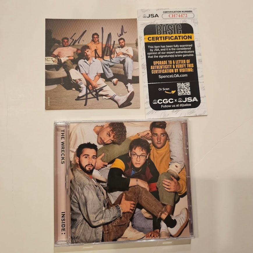 The Wrecks Band Signed Inside  Autographed CD JSA COA