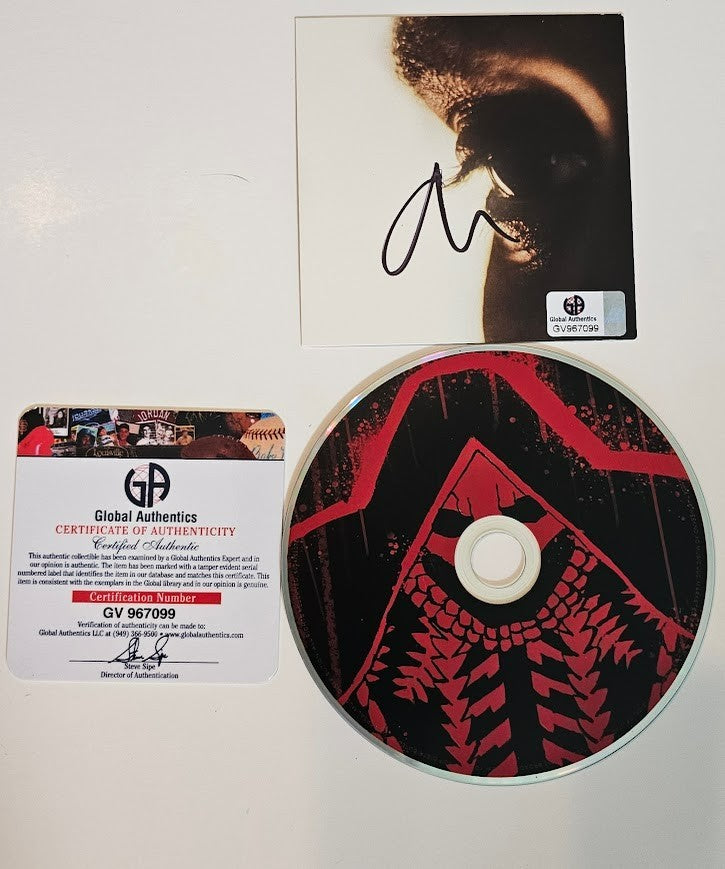 The Weekend Autographed Signed CD Hurry Up Tomorrow Global Authentics COA