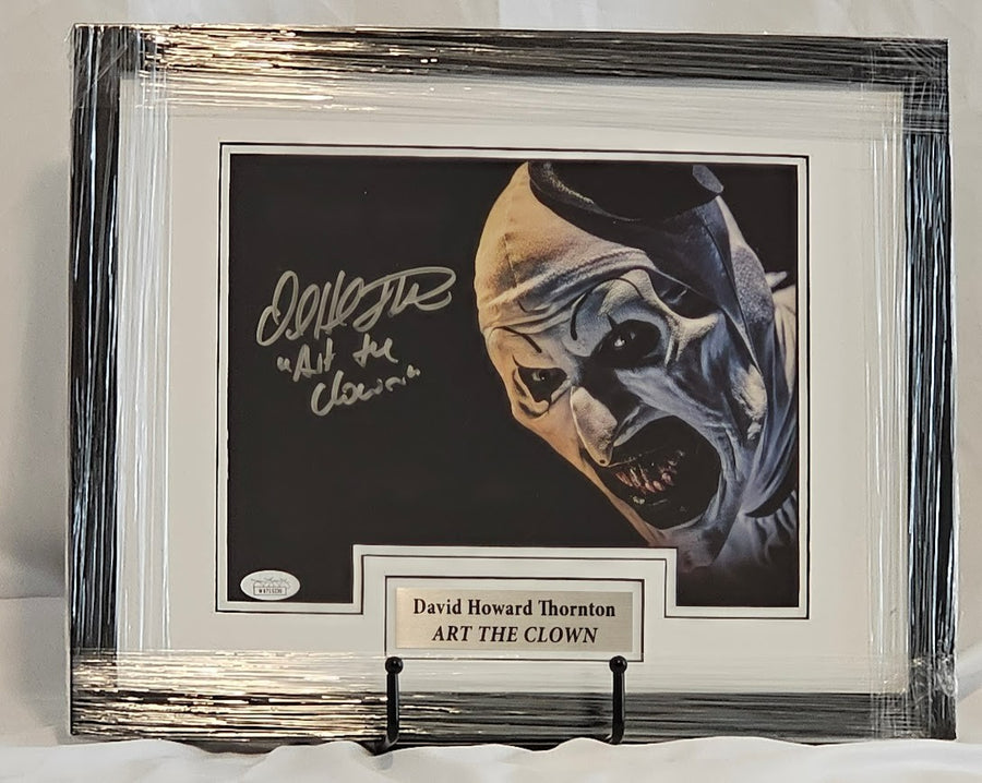 David Howard Thornton Art the Clown Signed Autographed 8x10 Picture JSA  COA