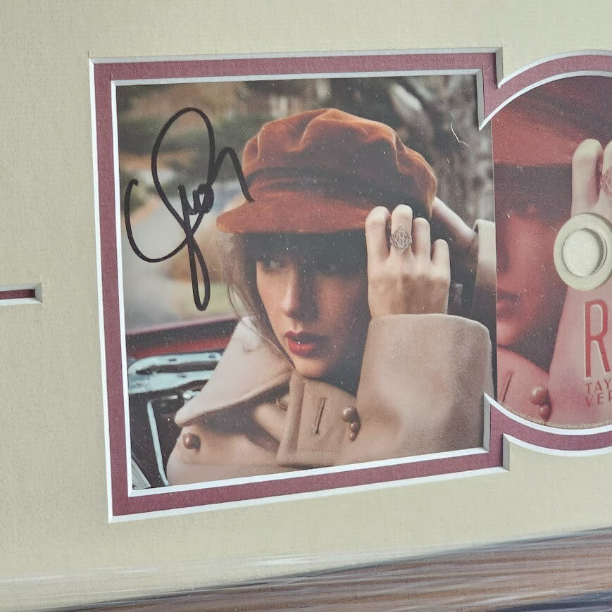 Taylor Swift  Signed Red Taylor's Version Autographed CD Authenticated COA