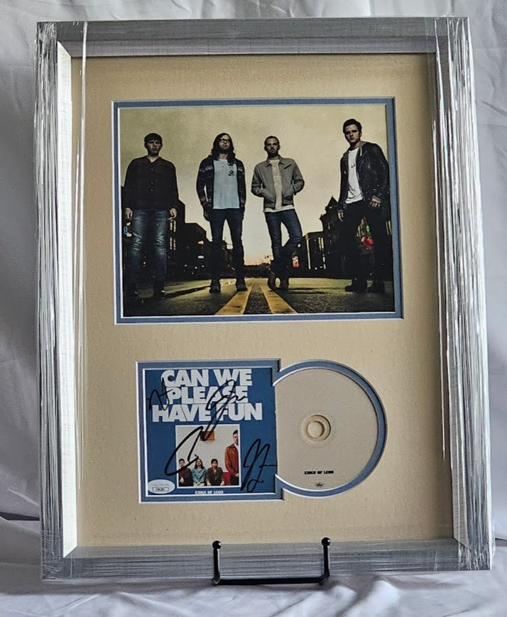 Kings of Leon  Band Signed Can We Please Have Fun CD  Autographed JSA Certified