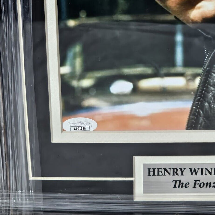 Henry Winkler Autographed signed Picture JSA COA The Fonz Happy Days Fonzie