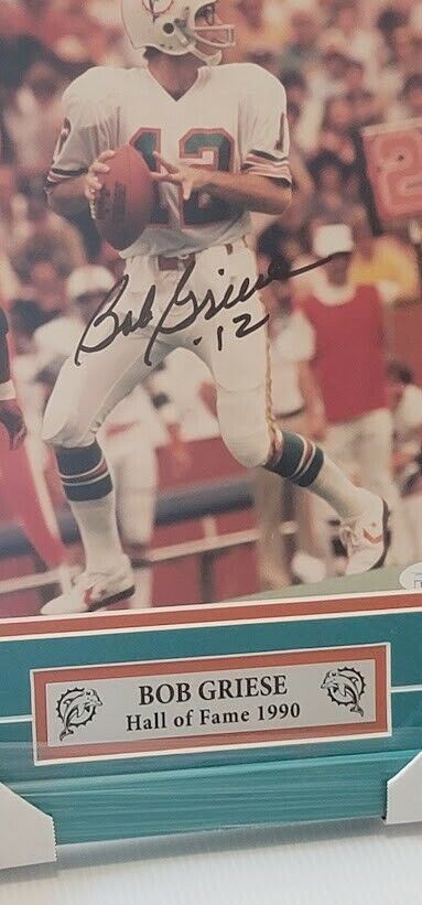 Bob Griese   Miami Dolphins Autographed Signed Photo JSA Certified