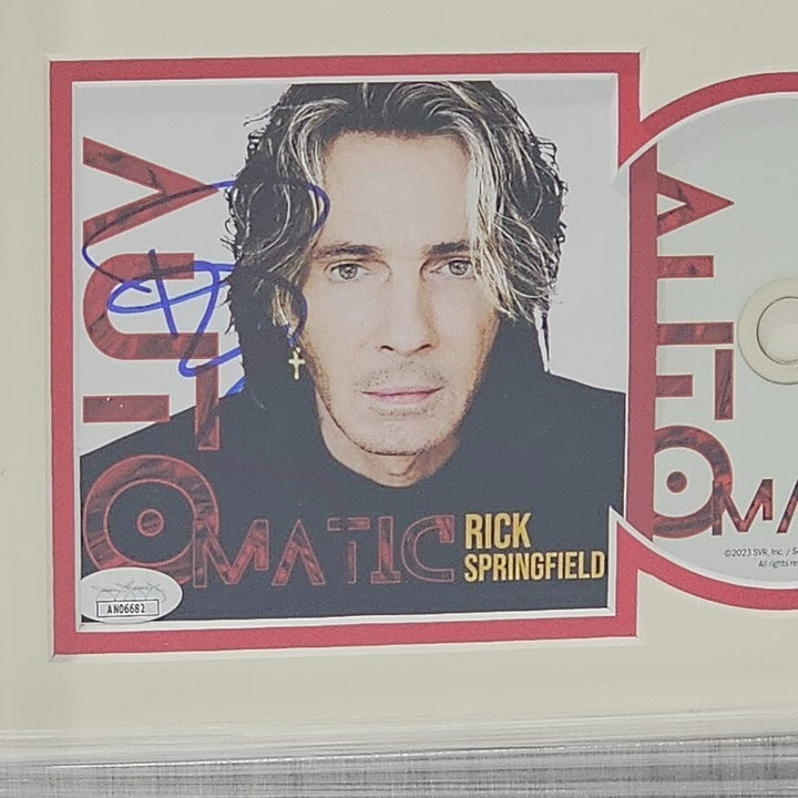 Rick Springfield  signed Autographed Automatic CD JSA Certified  Framed