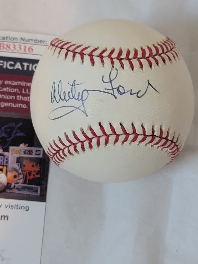 Whitey Ford signed Autographed Baseball JSA COA New York Yankees