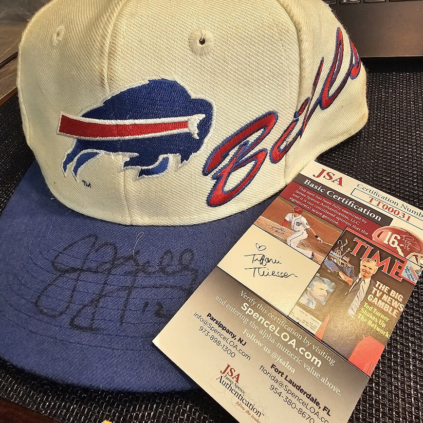 Jim Kelly Signed Buffalo Bills Autographed Baseball Hat JSA COA #12