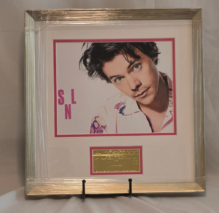 Harry Styles Saturday Night Live SNL GOLDEN TICKET Souvenir SNL RARE 3/14 Framed