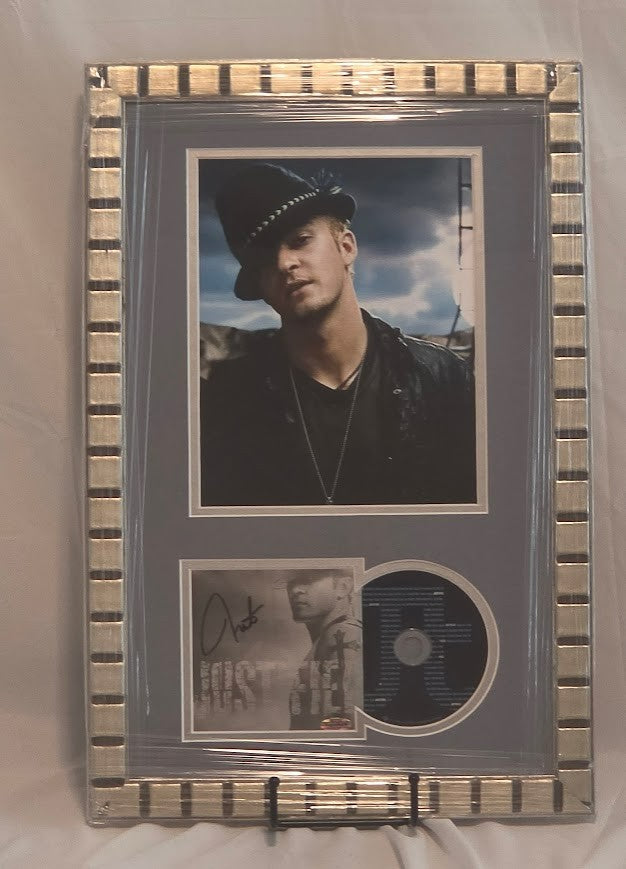Justin Timberlake  Autographed Signed Justified CD Certified Framed