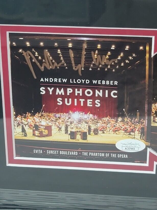 Andrew Lloyd Webber  Signed Symphonic Suites CD Autographed JSA Rare