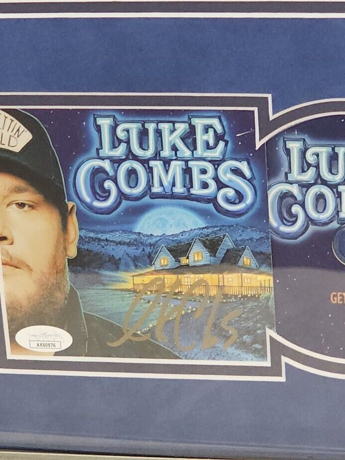 Luke Combs SIGNED Gettin Old CD Autographed  JSA Authenticated COA