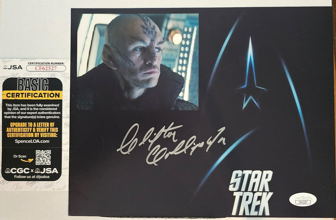 CLIFTON COLLINS JR. SIGNED AUTOGRAPHED  STAR TREK AYEL 8X10 PHOTO JSA COA