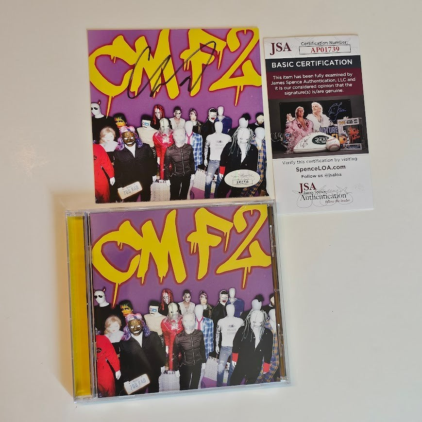 Corey Taylor Slipknot signed Autographed CMF2 CD booklet JSA COA