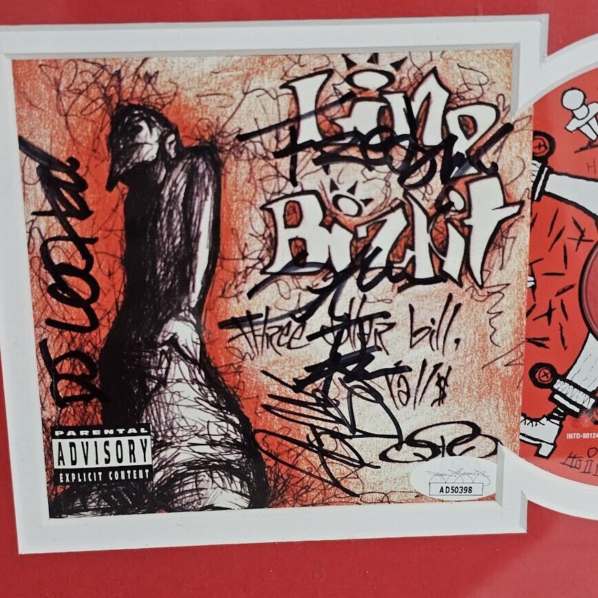 Limp Bizkit  Band signed Three Dollar Bill Yall  CD Autograph JSA  Certified