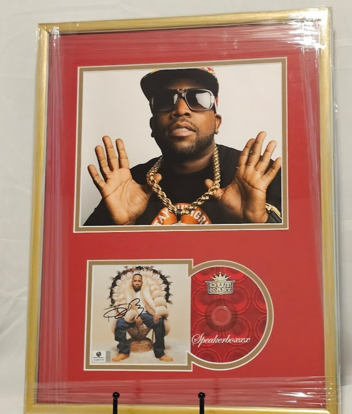 BIG BOI SIGNED OUTKAST SPEAKERBOXXX CD Autographed Global Authentics COA