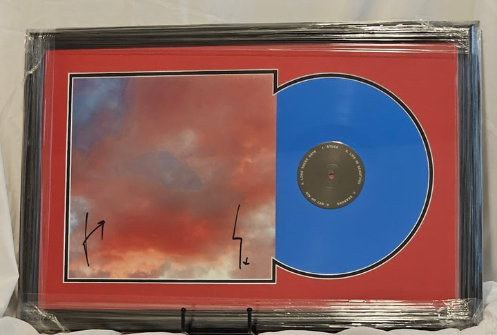 30 Seconds to Mars It's the End of the World  Blue LP Record Vinyl JSA COA
