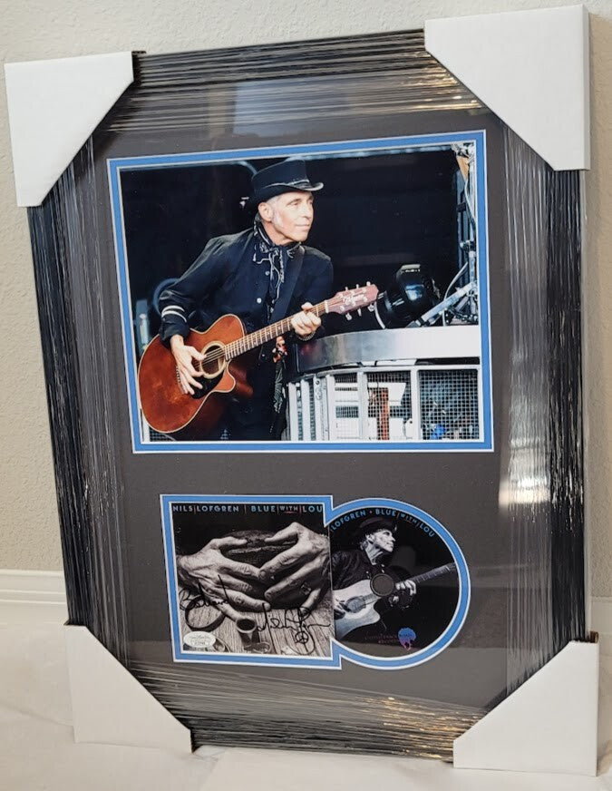 Nils Lofgren  Signed Blue with Lou CD Autographed JSA Certified Authentic