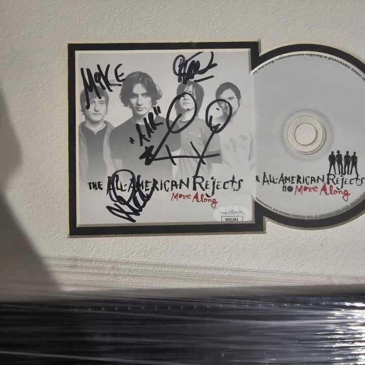 All American Rejects Band signed Move along  CD Autographed JSA  Certified